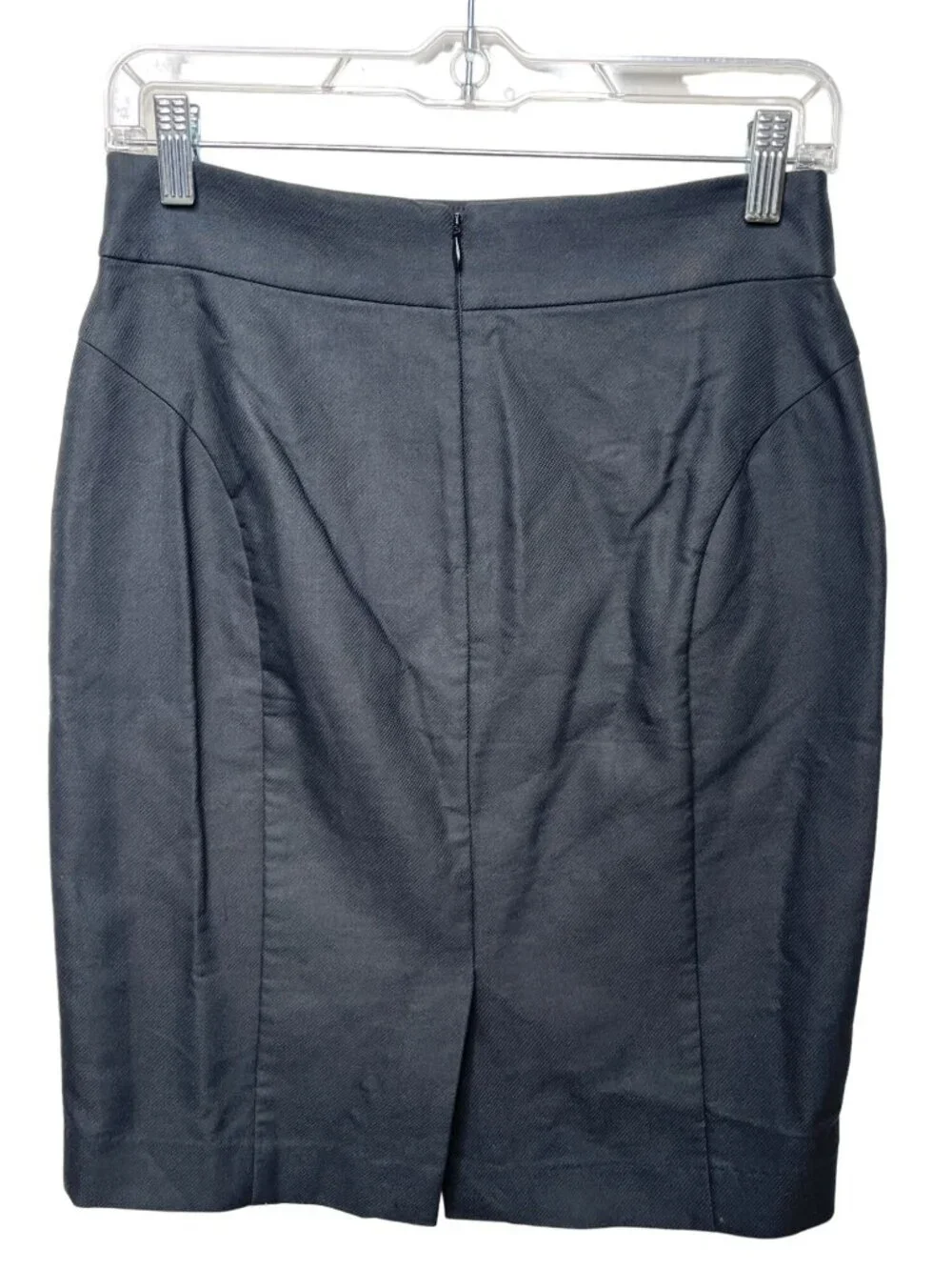 J.Crew Black Cotton Pencil Skirt Women’s 0 XS Classic Career